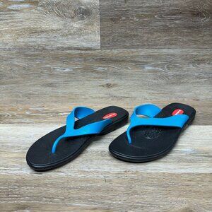 Okabashi Marina Flip flop Teal/Black Women's Medium/Large